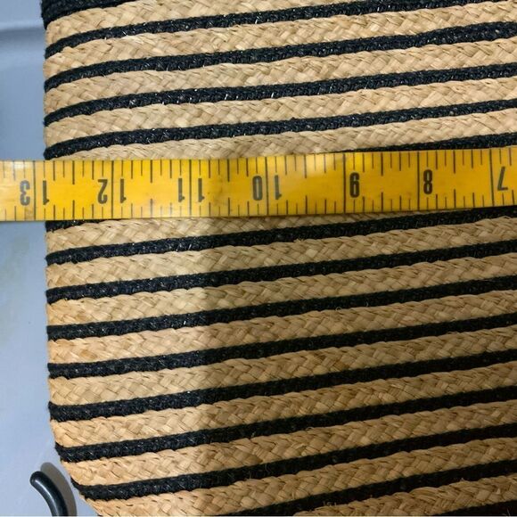 SS Something Special  100% raffia  Straw beach bag lined bow hobo tote - Picture 10 of 10